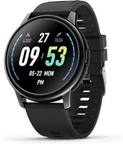 img 4 attached to 📲 Donerton Smart Watch: IP68 Waterproof Fitness Tracker with Heart Rate & Sleep Monitor for Android and iOS Phones - Pedometer, Activity Tracker for Women and Men