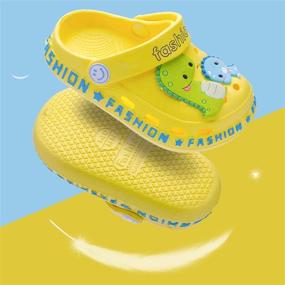 img 3 attached to 👟 Boys' Lightweight Non Slip Excavator Sandals - Perfect for Children's Outdoor Activities