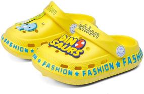 img 4 attached to 👟 Boys' Lightweight Non Slip Excavator Sandals - Perfect for Children's Outdoor Activities