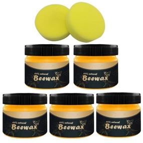 img 4 attached to 🪵 5 Pack Wood Seasoning Beewax: Natural Furniture Polish for Wood & Furniture Care