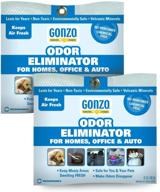 🏠 home odor eliminating rocks - 2 pack with gonzo logo