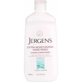 img 1 attached to Jergens Xtra Moisturizing Hand Wash Refill, Classic Cherry Almond 16 oz (Pack of 4): Nourishing Cleanser for Soft and Hydrated Hands