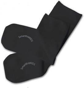 img 1 attached to SmartKnitKIDS Seamless Sensitivity Socks Purple Girls' Clothing