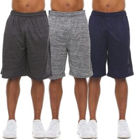 img 2 attached to XXL Men's Athletic Basketball Shorts - Men's Clothing for Workouts