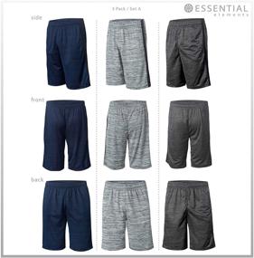 img 3 attached to XXL Men's Athletic Basketball Shorts - Men's Clothing for Workouts