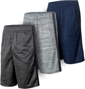 img 4 attached to XXL Men's Athletic Basketball Shorts - Men's Clothing for Workouts