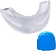 😁 healva sport mouth guard - upper and lower brace - teeth grinding guard - with storage case - enhanced seo logo