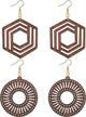 baokelan bohemian earrings geometric jewelry logo