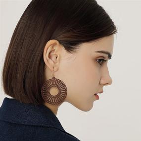 img 3 attached to BAOKELAN Bohemian Earrings Geometric Jewelry