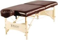 🍫 premium master massage balboa lx portable massage table package - indulge in chocolate luster comfort, 30 inch logo