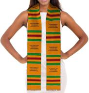 🧣 stylish advansync kente graduation yellow purple women's scarves & wraps: must-have accessories! logo