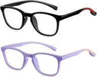 😎 cooloo kids blue light blocking glasses 2 pack: protecting boys and girls age 3-15 from blu-ray & glare while gaming, watching tv, and on computers, prevent eyestrain logo