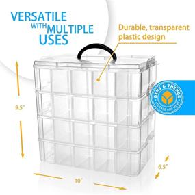 img 1 attached to 📦 Adjustable Bins Things with Compatible Compartments