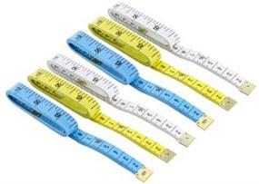 img 1 attached to BSLINO 3pcs Soft Cloth Measuring Tape 60-Inch/150cm for Weight Loss, Body Measurement, Sewing, Tailoring, and Crafts with Centimetre Scale, Includes a Gift Card