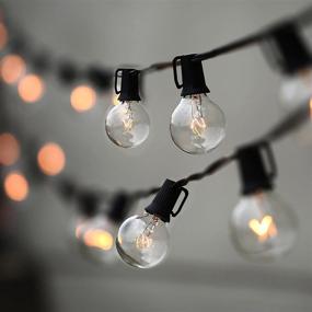 img 4 attached to 🌟 Lampat 25ft G40 Globe String Lights with Bulbs-UL Listed for Indoor/Outdoor Commercial Decor: Creative Illumination at its Finest!