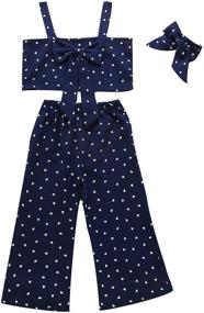 img 4 attached to 👗 Stylish Sleeveless Backless Jumpsuit: Perfect Sunsuit for Girls' Clothing in Jumpsuits & Rompers