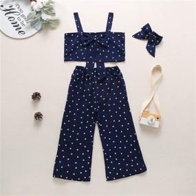 img 3 attached to 👗 Stylish Sleeveless Backless Jumpsuit: Perfect Sunsuit for Girls' Clothing in Jumpsuits & Rompers