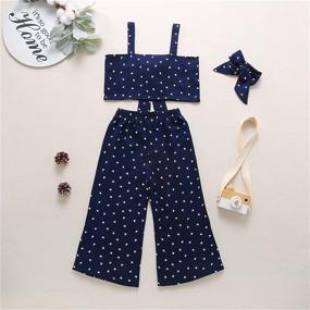 img 2 attached to 👗 Stylish Sleeveless Backless Jumpsuit: Perfect Sunsuit for Girls' Clothing in Jumpsuits & Rompers