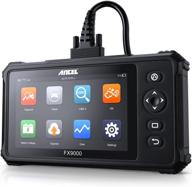 🛠️ ancel fx9000 all-system diagnostic scan tool: automotive android tablet obd2 scanner with abs bleeding, bms, tps, dpf, immo, sas calibration, epb, tpms, afs, oil reset, and 31+ maintenance functions logo