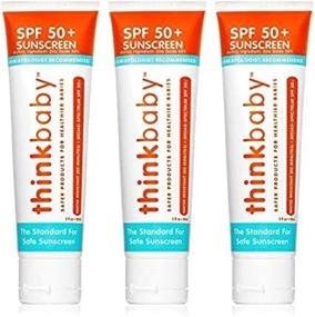 img 1 attached to 🌞 Thinkbaby Safe Sunscreen SPF 50 Review: 3oz (Pack of 3) - Top-rated & Effective Sun Protection