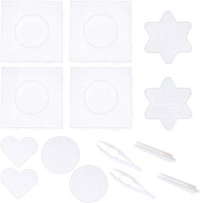 img 3 attached to HEALLILY Pegboards Plastic Template Boards Beading & Jewelry Making