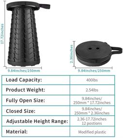 img 3 attached to Boreeman Upgraded Lightweight Collapsible Retractable