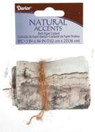 🪵 durable darice birch paper garland - 3ft x 84in - rustic design logo