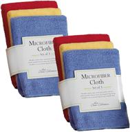 🧼 набор микрофибры dii cleaning collection: основные цвета, 6 штук тряпок для мытья посуды (12x12) логотип