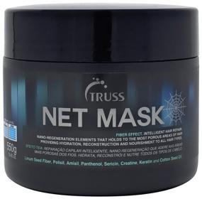 img 4 attached to 🔧 Truss Net Hair Mask: Intensive Repair & Anti-Frizz Solution