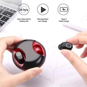 img 3 attached to Wireless Bluetooth Cancelling 2021 Earphones Sweat Proof