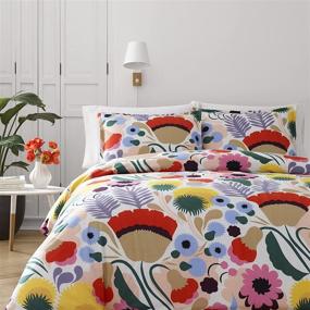 img 3 attached to 🛏️ Marimekko King Ojakellukka Comforter Set in Multi - 221432