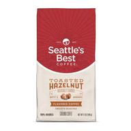 ☕ seattle's best coffee toasted hazelnut flavored medium roast ground coffee - 12oz (1 pack) logo