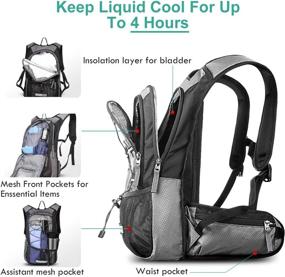 img 3 attached to 🥤 Stay Hydrated and Cool with Mothybot Insulated Hydration Backpack – Perfect for Running, Cycling, and Camping