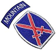eml058 mountain division military embroidered logo