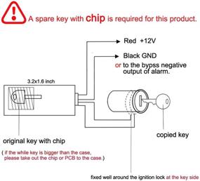 img 3 attached to 🚗 BANVIE Car Immobilizer Transponder Bypass Module for Chip Key (Requires Spare Chip Key, Excludes Other Immobilizer Methods)