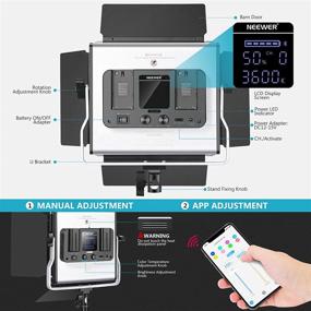 img 2 attached to Neewer Dimmable 3200K 5600K Фотографии Интеллектуальный