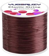 elastic bracelet string cord 0.8mm: versatile 393ft jewelry cord for diy bracelet making logo