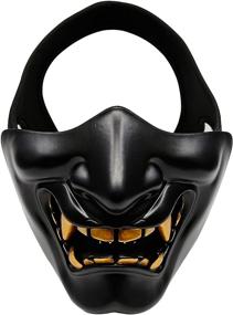 img 4 attached to 🎭 VPZenar Oni Mask Kabuki Hannya Japanese Demon Masks for Samurai