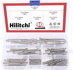 img 4 attached to 🧷 Hilitchi 90 Pcs Cotter Pin Assortment: A Must-Have for Complete Pinning Solutions