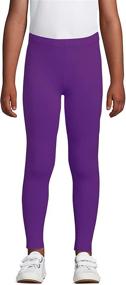 img 1 attached to 👧 Toddler Length Stretch Athletic Leggings: Comfortable Girls' Clothing Option for Active Play