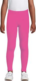 img 2 attached to 👧 Toddler Length Stretch Athletic Leggings: Comfortable Girls' Clothing Option for Active Play