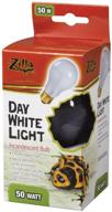 zilla reptile terrarium heat lamps: 50w day white incandescent bulb for optimal reptile habitat heating logo