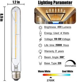 img 2 attached to 💡 LEOOLS Dimmable LED Bulb with Incandescent Equivalent Filament