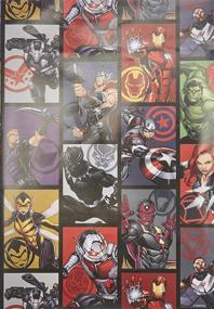 img 3 attached to Avengers Sheets Gift Wrap Tags