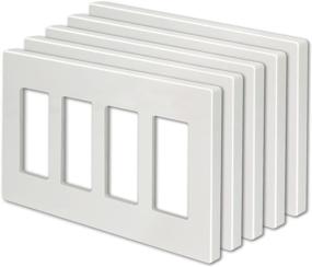 img 4 attached to BESTTEN Screwless Receptacle Residential Commercial Electrical and Wall Plates & Accessories