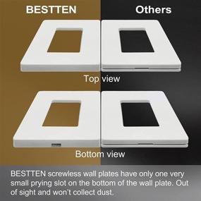 img 2 attached to BESTTEN Screwless Receptacle Residential Commercial Electrical and Wall Plates & Accessories