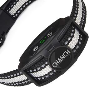 img 4 attached to 🐾 Rechargeable Bark Collar for Dogs - Humane, No Shock Training Collar with Adjustable Sensitivity, Beep Vibration - No Remote Required - Suitable for Small, Medium, Large Dog Breeds