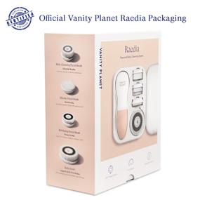 img 1 attached to 🌸 Vanity Planet Raedia Facial Cleansing Brush - 4 Interchangeable Brush Heads for Daily Cleansing, Enhanced Skin Glow, Lightweight Design, Face Exfoliation, Water Resistance (Dusty Pink)