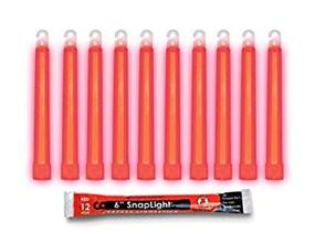 img 1 attached to 🔴 Experience the Brilliant Glow with Cyalume SnapLight Red Light Sticks