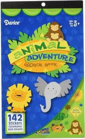 img 1 attached to 🐾 Dive into Fun with the Darice 106-3714 Sticker Book: 142 Animal Adventure Themed Stickers!